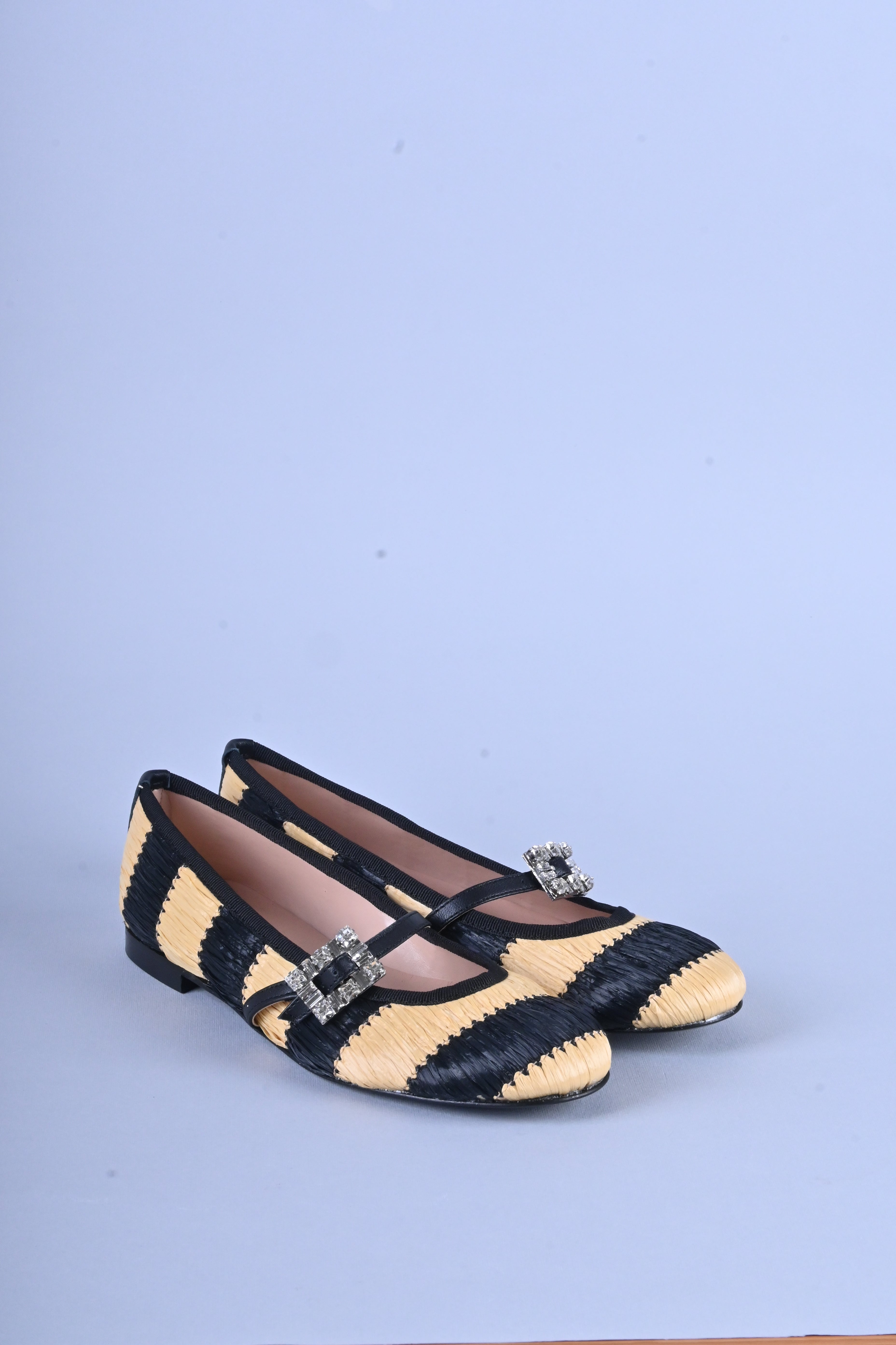 BALLERINE in rafia bicolore dv907