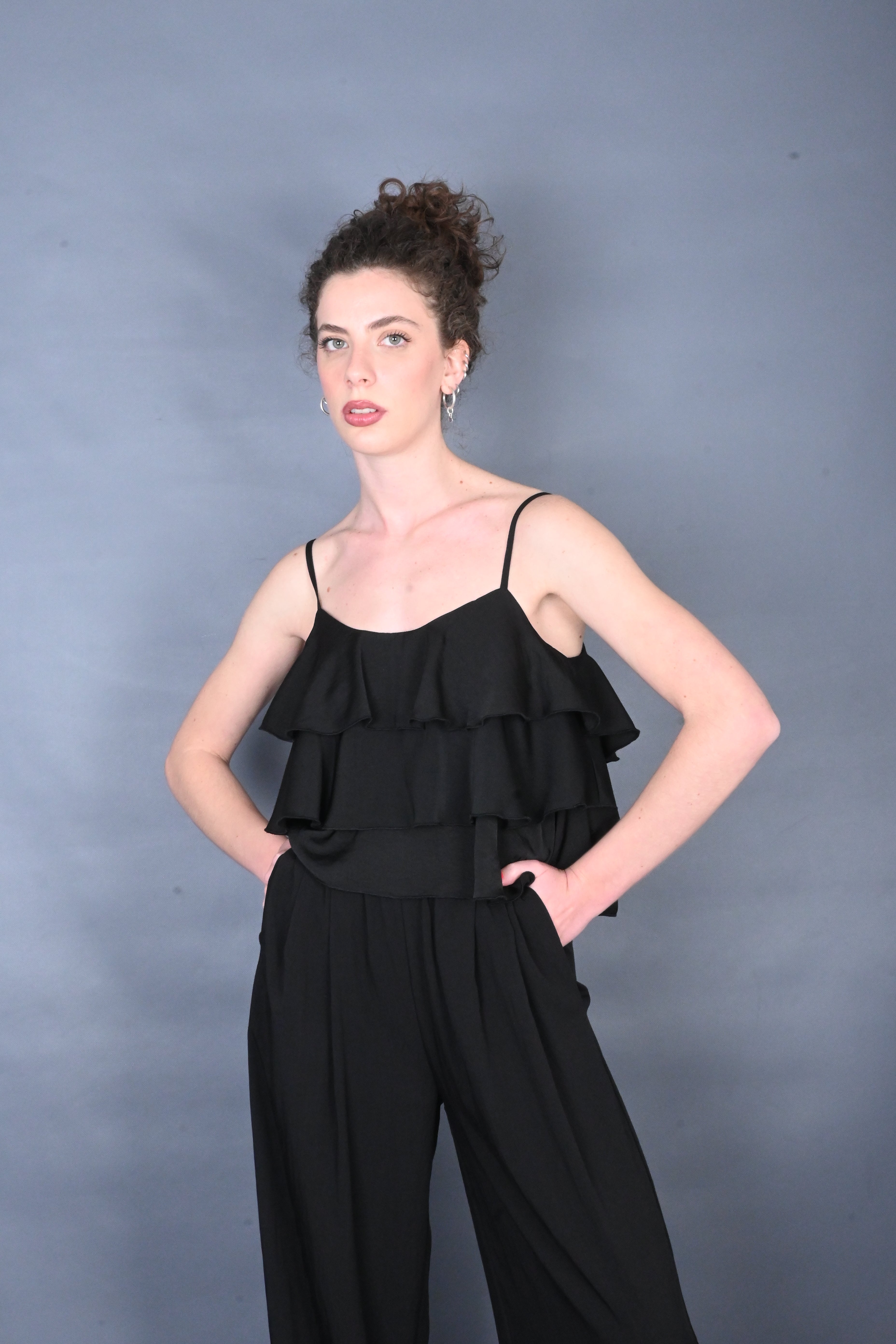 Pantalone palazzo nero