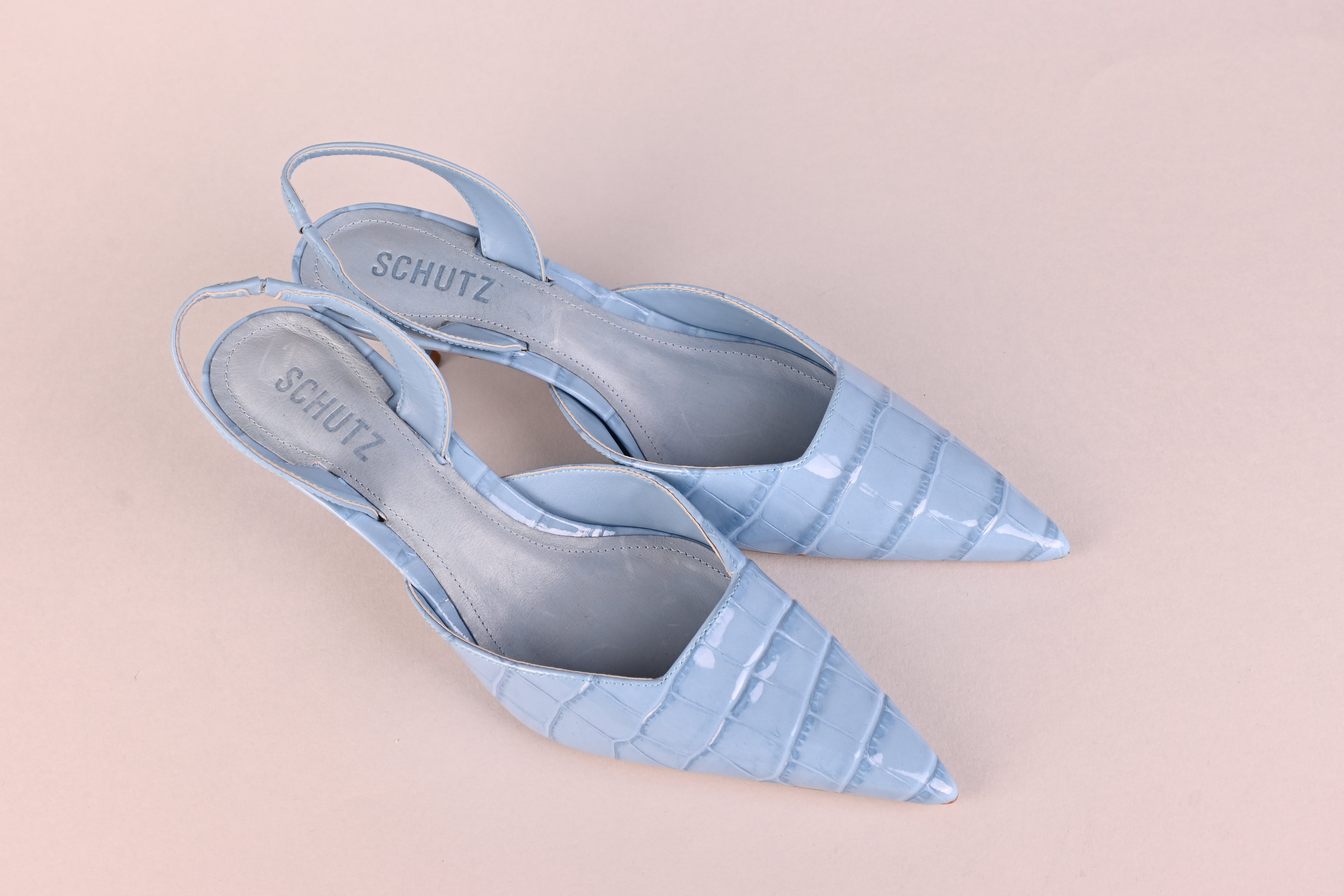 Paola mid croco riviera blu