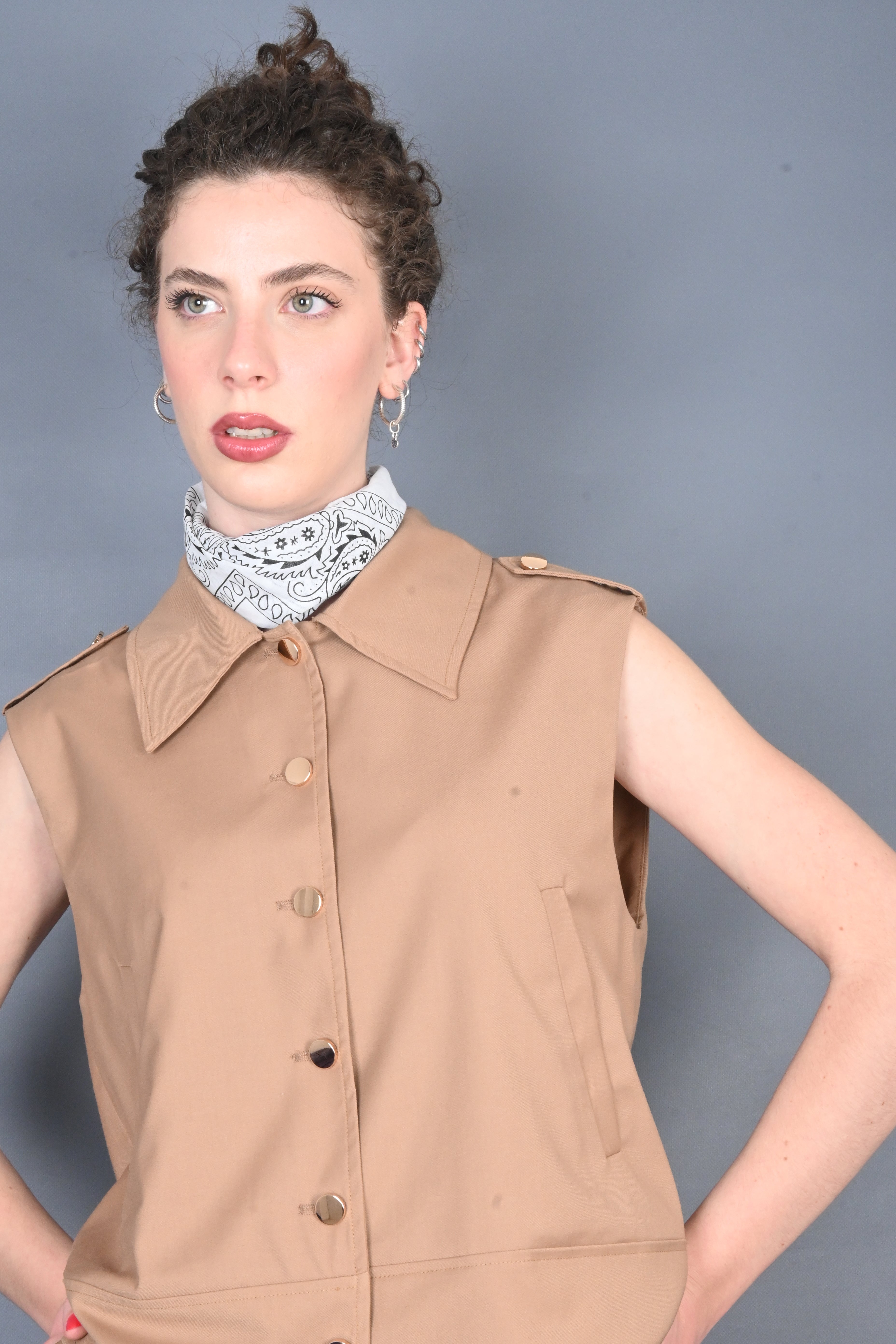 Coordinato fresco lana gilet