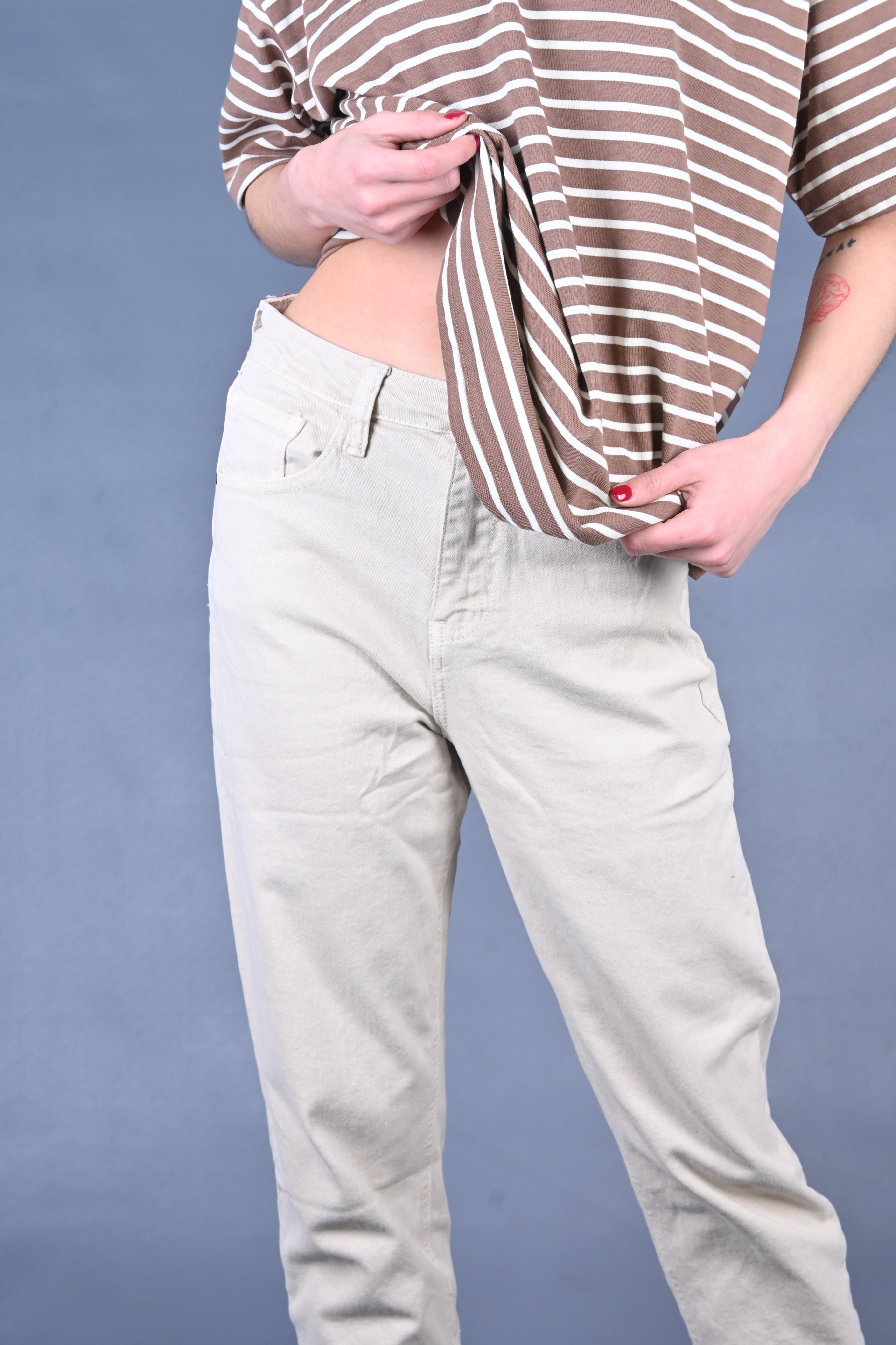 Jeans mom js1333d sabbia