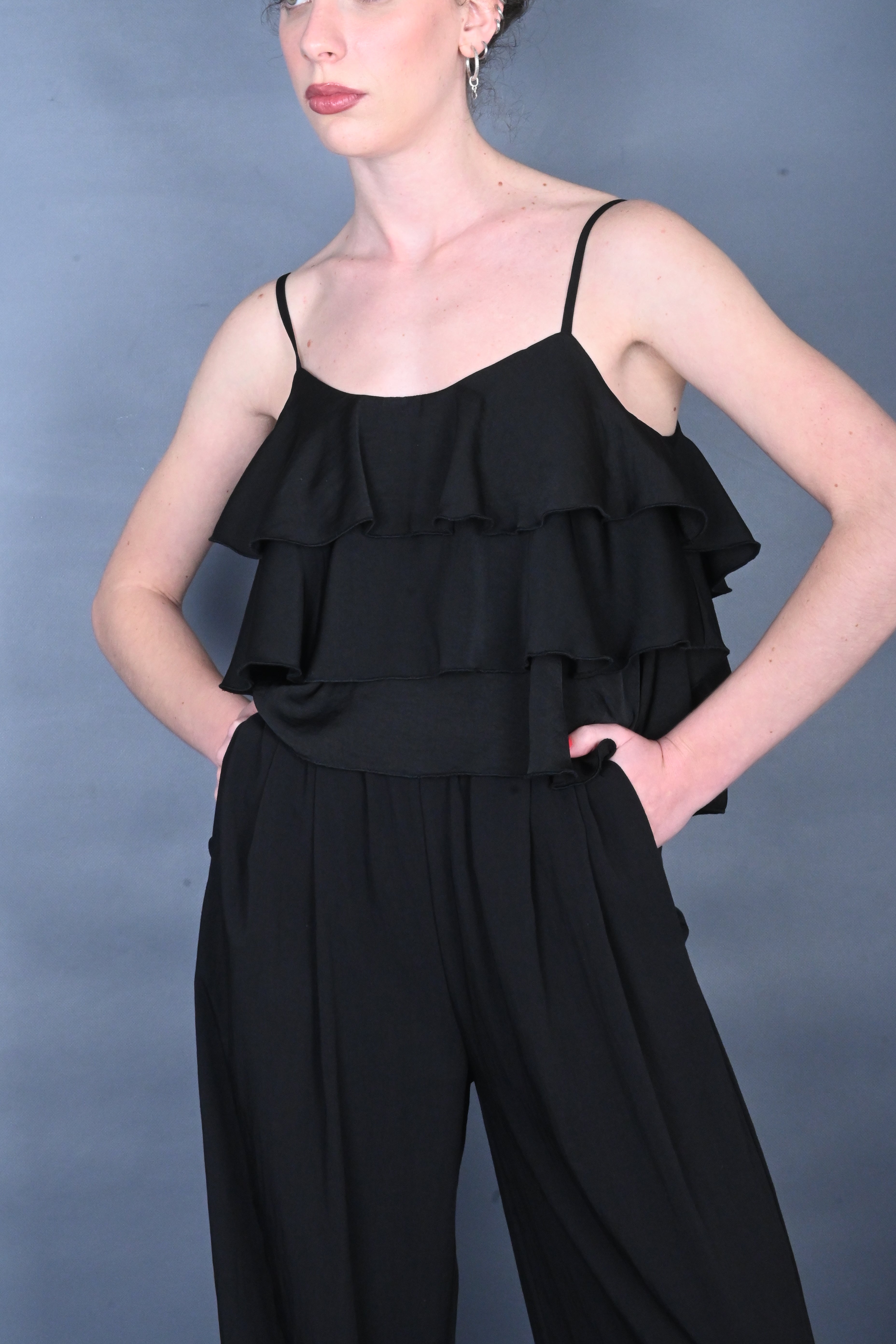 Pantalone palazzo nero